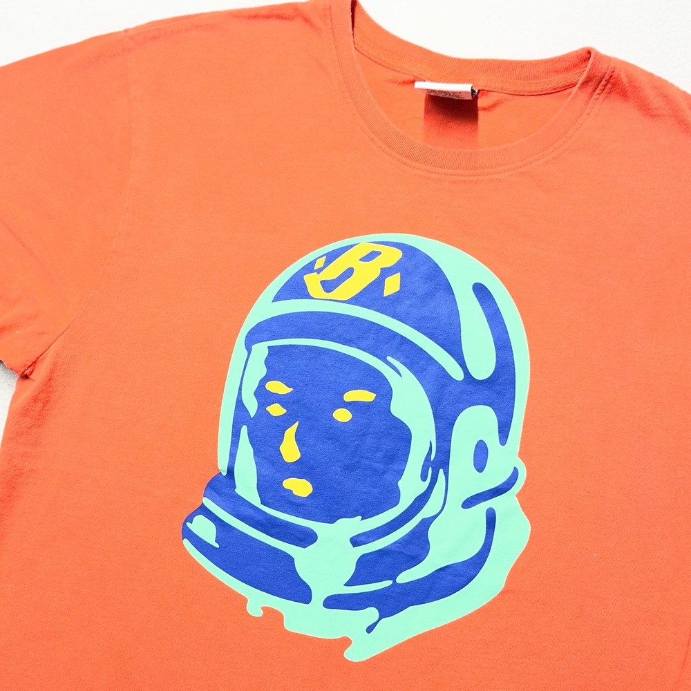 Billionaire Boys Club BBC Astronaut Logo Orange Graphic T-Shirt XL RN 98011